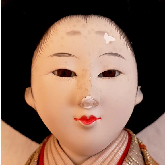 Japanese Vintage Hina Doll - Traditional Kimono - Picture 6 of 8